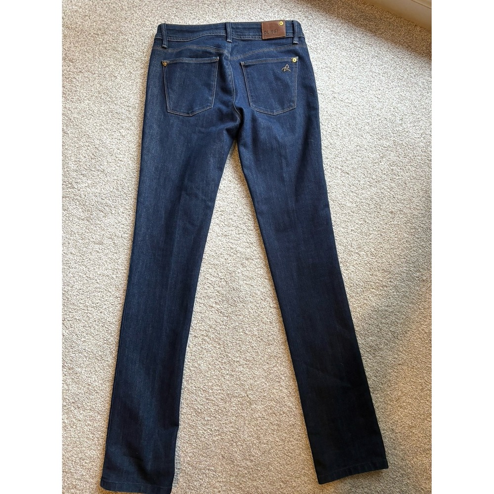 DL 1961 Grace High Rise Straight Denim Jeans Size 27 Dark Wash Classic Preppy - Picture 8 of 12